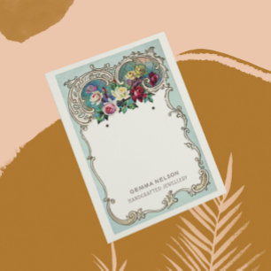 Earring Display Card • Vintage Floral Social Media