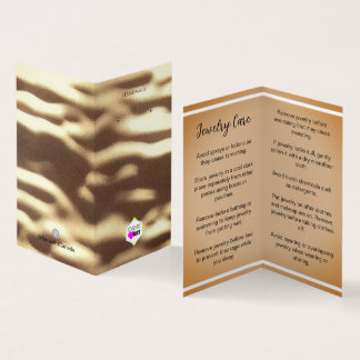 Earring Display Card with Your Logo