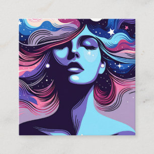 Earring Display Whimsical Business Card