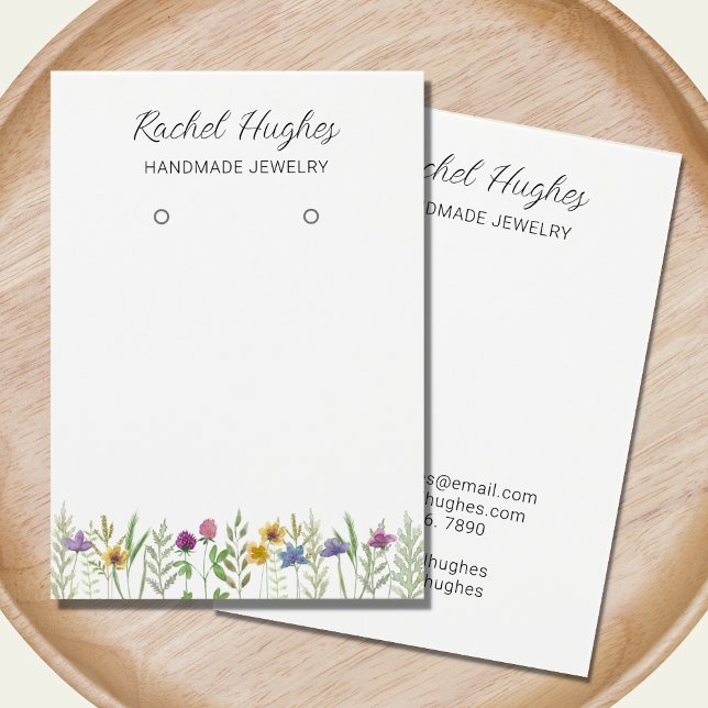 Earring Jewellery Floral Display Card (Creator Uploaded)