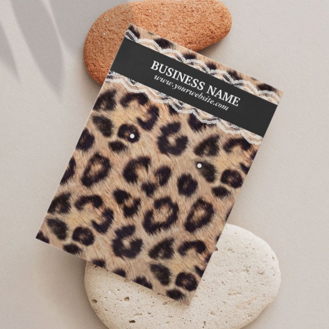 Earring Jewelry Display Modern Leopard Print (Creator Uploaded)