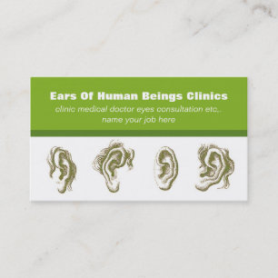 ears hear business card