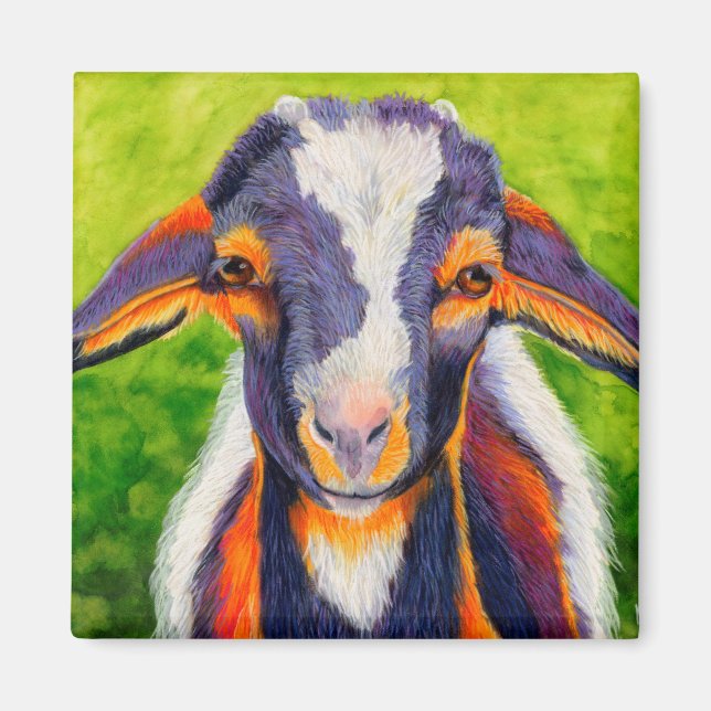 Ears Looking At You Kid - Baby Goat Magnet (Front)