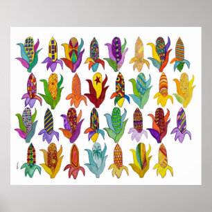 Ears of Corn Poster