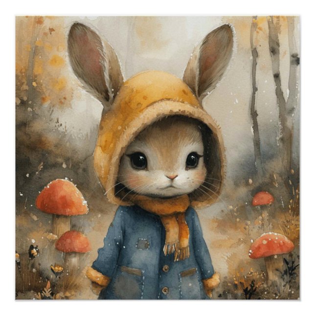 Ears of Enchantment: A Bit of Whimsy Bunny Poster (Front)