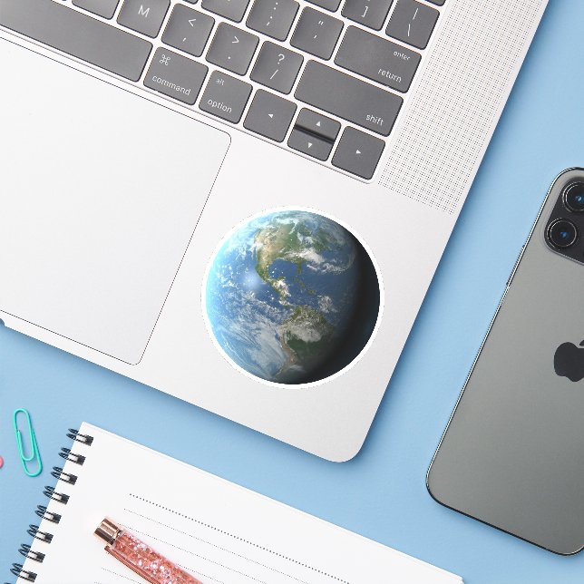 Earth (Laptop w/ iPhone)