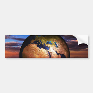 earth-216834 FANTASY SCIENCEFICTION PLANETS ALIEN Bumper Sticker
