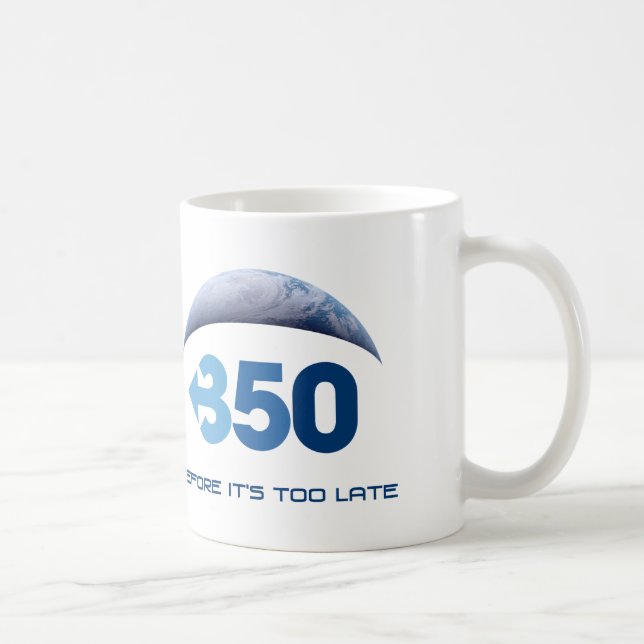 Earth 350 coffee mug (Right)