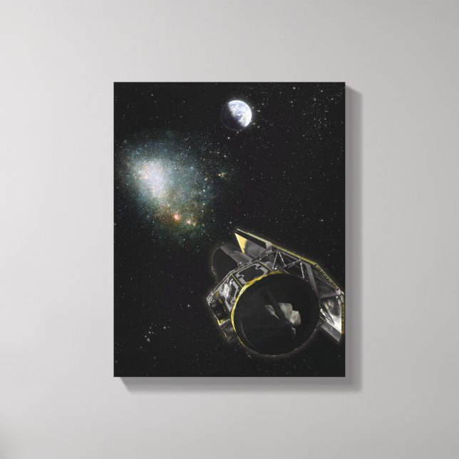 Earth, a Milky Way object Canvas Print (Front)