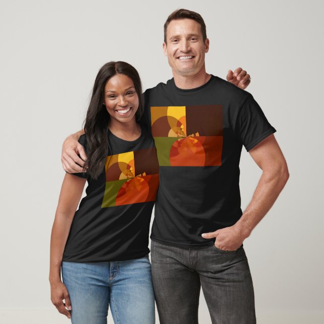 Earth Abstract Art Print T-Shirt (Unisex)