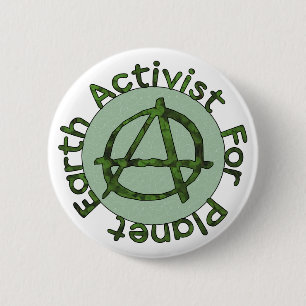 Earth Activist 6 Cm Round Badge
