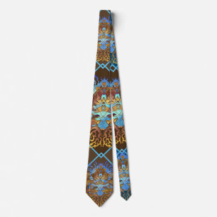 Earth and Sky Mandala Tie