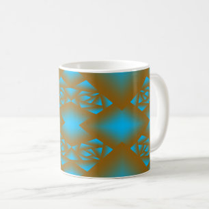 Earth And Sky Ombre Geometric Abstract Art Coffee Mug