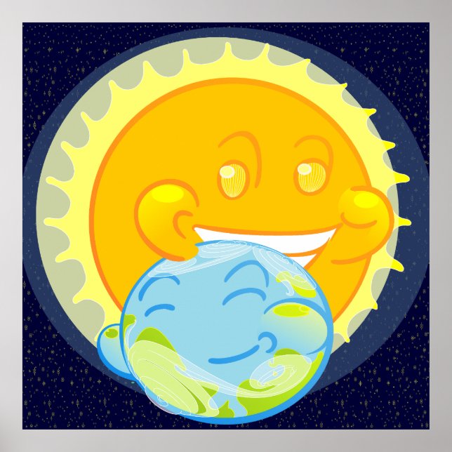 Earth and Solar Companion Poster (Front)