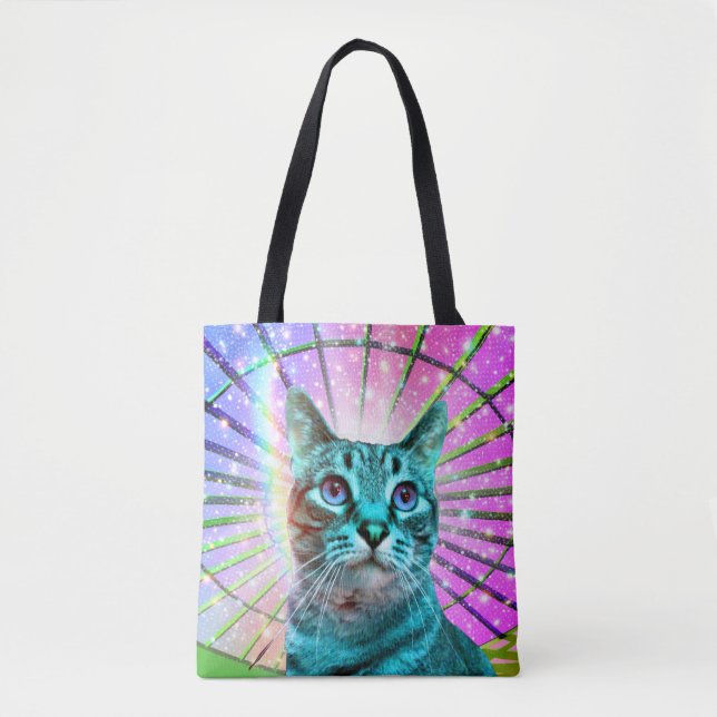 Earth Angel - Cat Tote Bag  (Front)