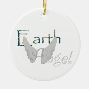 Earth Angel Ceramic Tree Decoration