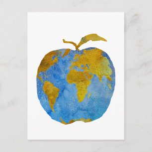 Earth Apple Postcard