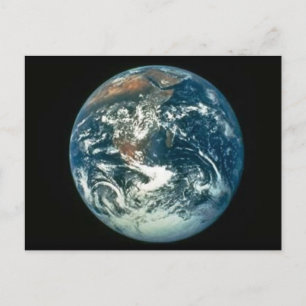 Earth as Seen from the Moon Postcard