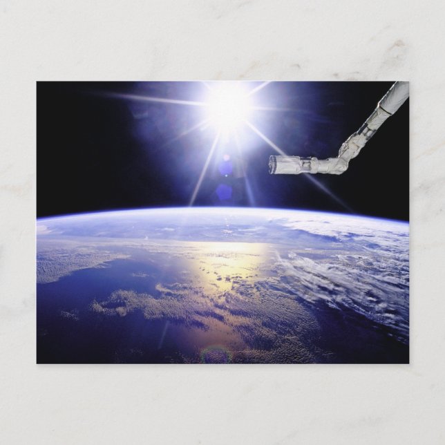 Earth as Seen from the Space Station Postcard (Front)