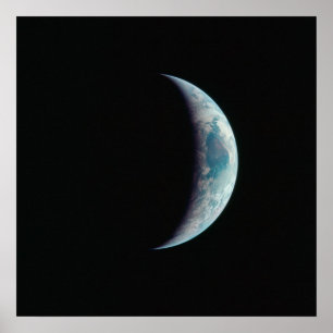 Earth as Viewed by Apollo 11 Poster