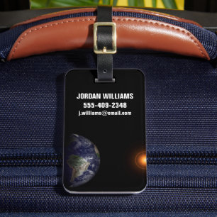 Earth At Its Equinox. Luggage Tag