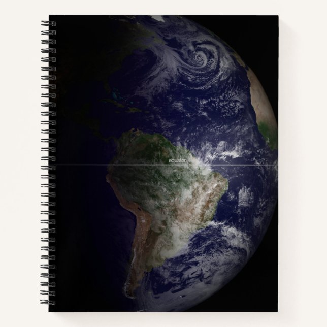 Earth At Its Equinox. Notebook (Front)