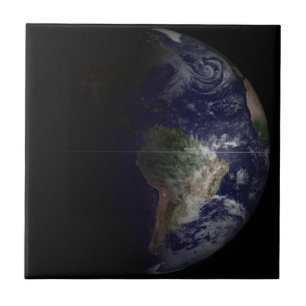 Earth At Its Equinox. Tile