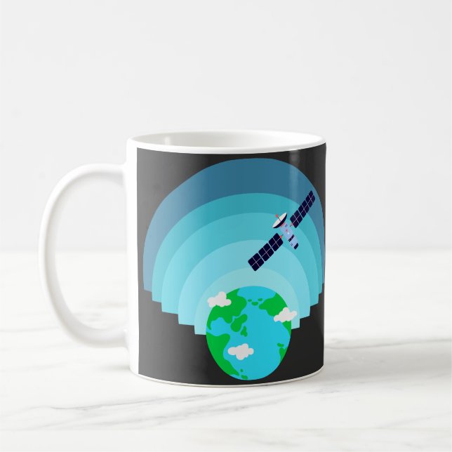 Earth Atmosphere Layers Mug | Satellite Space  (Left)