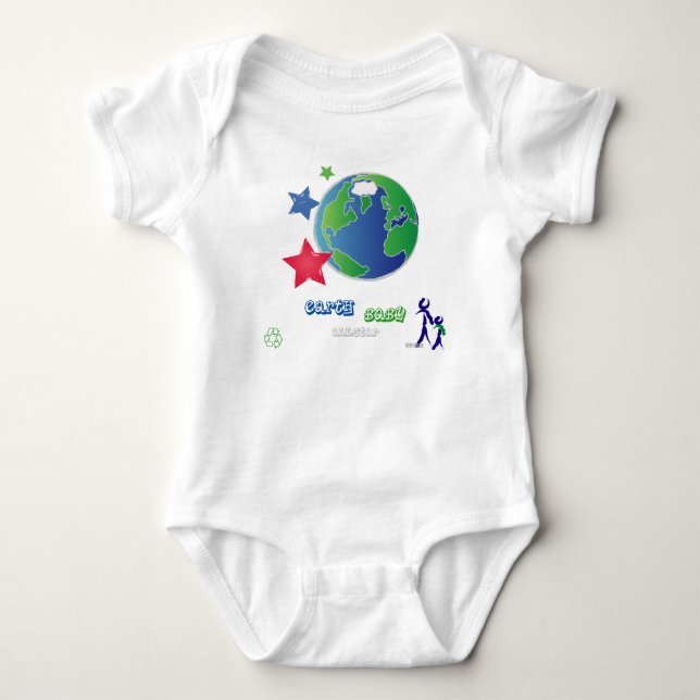 earth-baby baby bodysuit (Front)