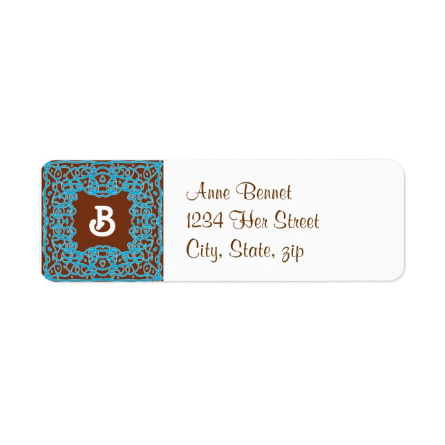 Earth Bandanna address label (Front)