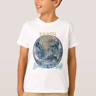 Earth Beautiful and Bright Kids T-Shirt   Planet E