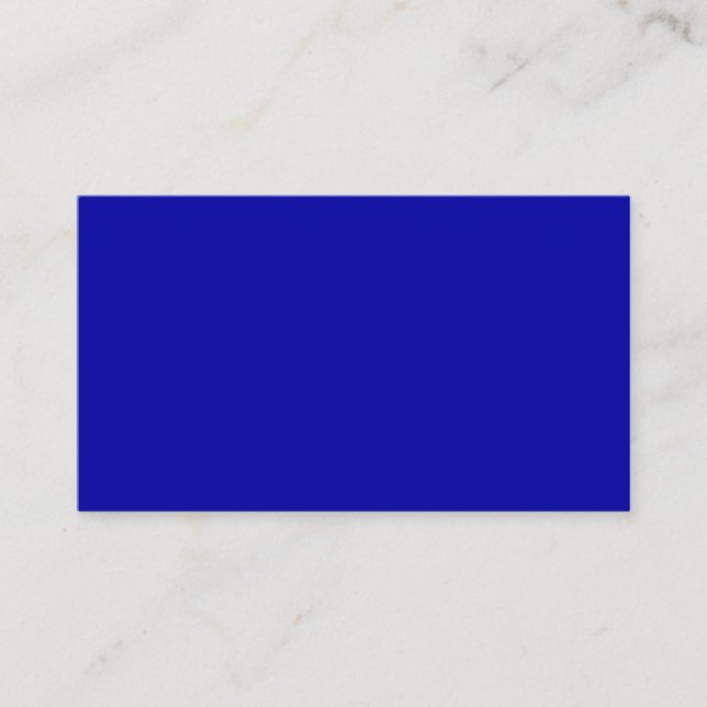 Earth Blue Business Card (Front)