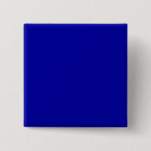 Earth Blue Square Pin-back Button