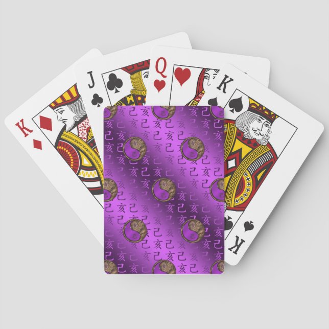Earth Boar Playing Cards (Back)