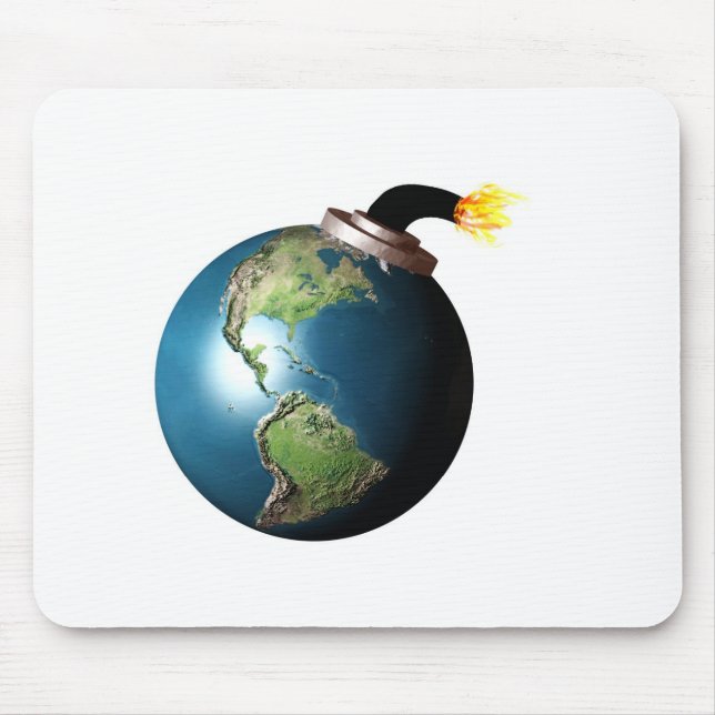 Earth bomb mouse mat (Front)