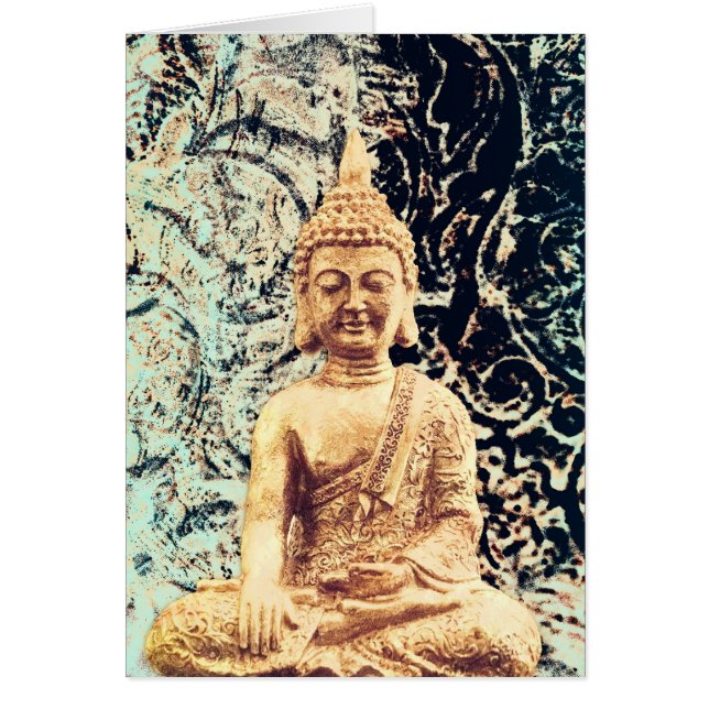 Earth Buddha Elegant Zen Enlightenment Thank You (Front)
