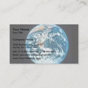 Earth Business Card