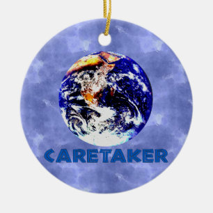 Earth Caretaker Ceramic Tree Decoration