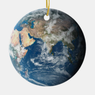 Earth Ceramic Tree Decoration
