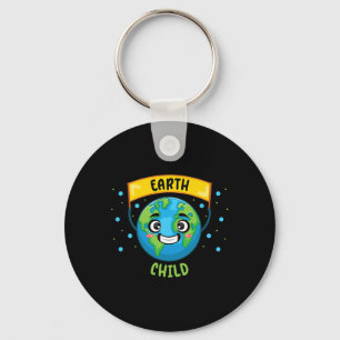 Earth Child Save Planet Teacher Science Climate Ch Key Ring