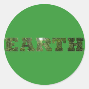 Earth Classic Round Sticker
