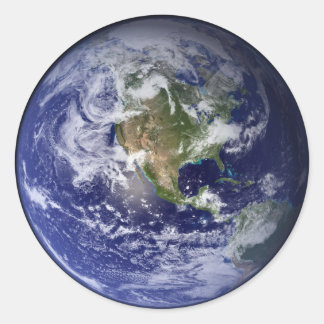 Earth Classic Round Sticker