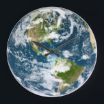 Earth clock<br><div class="desc">earth, planet, space, globe, world, blue, green, sea, astronomy, astronomical, spacial, cool, fun, funny, geography, science, scientific, geek, nerd, geeky, nerdy, humor, humorous, awesome, funky, </div>