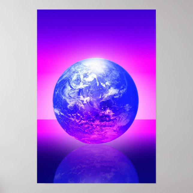 Earth Crystal Ball Print, Value Poster Pape (Front)
