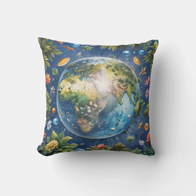 Earth cushion, pillow (Front)