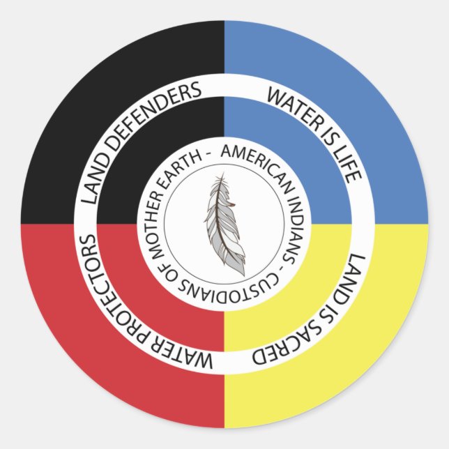 Earth Custodians Stickers (Round) (Front)