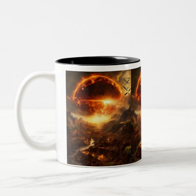 Earth Cycle Dream Coffee Cup (Left)