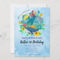 Earth Day 1st Birthday Party Colourful