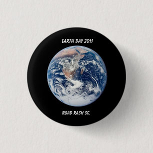 Earth Day 2011 3 Cm Round Badge