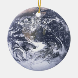 Earth Day 2012 - Earth in full view Ceramic Tree Decoration